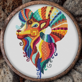 Borduurpakket Mandala Ram - 480 - Awesome Pattern Studio