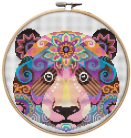 Borduurpakket Mandala Beer - 166 - Awesome Pattern Studio