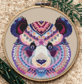 Borduurpakket Mandala Panda - 201 - Awesome Pattern Studio