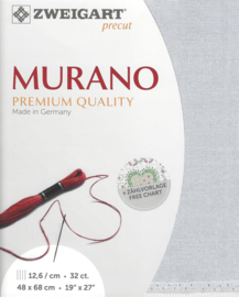 Murano 32ct 705 (48 x 68 cm) - Zweigart - Grijs
