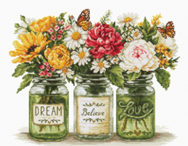 BA7064 Borduurpakket Luca-S - Dream Before Love - Droom voor Liefde (WEEFSTOF)