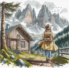 033 - Borduurpakket AVA Stitch - Under the Mountain Sky - Bij het berglicht