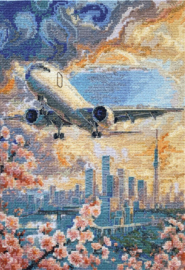 AH-308 Borduurpakket ABRIS ART -  Above the Sky