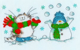 Borduurpakket - Margaret Sherry - It's snow fun without you - Bothy Threads