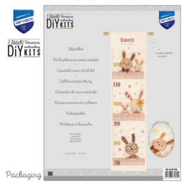 GROEIMETER - Lieve Konijntjes