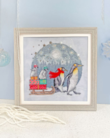 Borduurpakket Jane Sunner - Winter Waddle - Bothy Threads