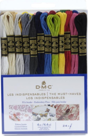 DMC MOULINÉ PACK DE MUSTHAVES 24 STRENGEN (4mtr per streng)