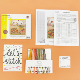 Borduurpakket Sarah Summers - Fall Friends - Bothy Threads