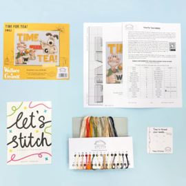 Borduurpakket Wallace & Gromit - Time For Tea! - Bothy Threads