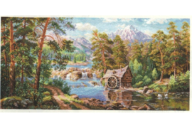 LANDSCAPE WITH A WATERMILL - ALISA