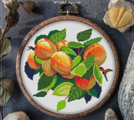 BORDUURPAKKET APRICOT & LEAVES - C982