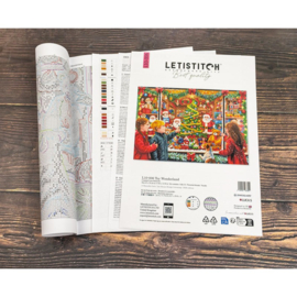 Borduurpakket LETI L10-006 - Toy Wonderland - Speelgoed Wonderland - Leti Stitch