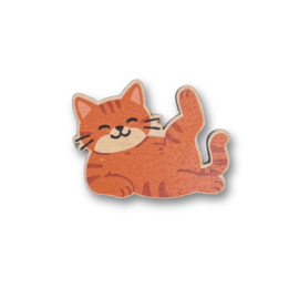 Cat Needle Minder - Ginger - The Crafty Kit Company