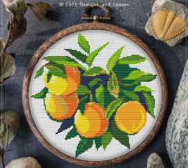 BORDUURPAKKET ORANGES & LEAVES - C973