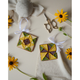 ABT044 KRALEN BORDUURPAKKET Decoratie Hanger - Motif of the Sun