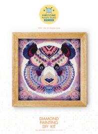 Diamond painting MANDALA Dieren PANDA