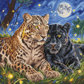 160 - Borduurpakket AVA Stitch - The Night of the Felines - De Nacht van de Katten