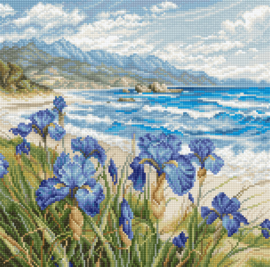 Borduurpakket LETI 9934 - Blue Harmony - Blauwe Harmonie