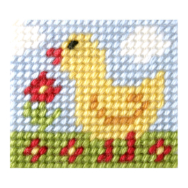 9715 MY FIRST EMBROIDERY - ORCHIDEA - EENDJE MET BLOEM
