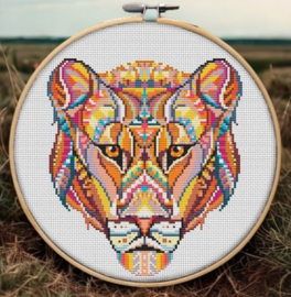 Borduurpakket Mandala Leeuwin - 238 - Awesome Pattern Studio