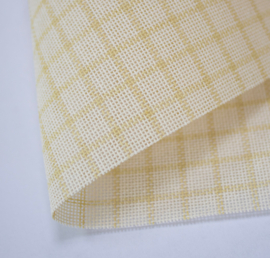 STOFFEN (EASY COUNT) ZWEIGART 25 CT, ECRU 50 x 50 CM - ECRU SQUARED