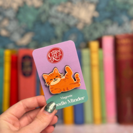 Cat Needle Minder - Ginger - The Crafty Kit Company