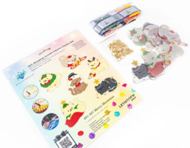 481-487 Merry Meows - DIY Hanging Acrylic Charm Chains Kit (Kit of 6)