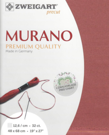 Murano 32ct 4030 (48 x 68 cm) - Zweigart - Wijnrood