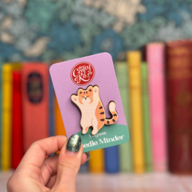 Cat Needle Minder - Stripey - The Crafty Kit Company