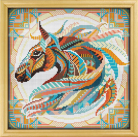 Borduurpakket Mandala Paard - 204-1 - Awesome Pattern Studio