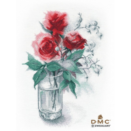 1353 Roses And Snowberry S1353 - OVEN