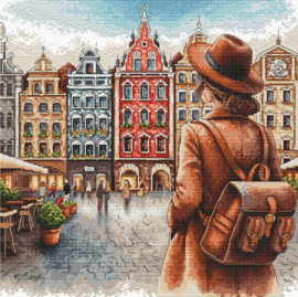 104 - Borduurpakket Ava Stitch - Old Town of Bruges - De oude stad van Brugge