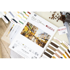 729 Borduurpakket Night Time Café - Het Cafe in de Nachttijd