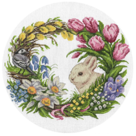 Borduurpakket Spring Wreath - PANNA