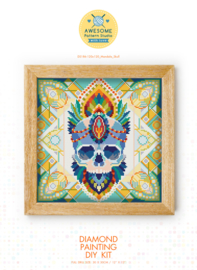 Diamond painting MANDALA Fantasy SKULL