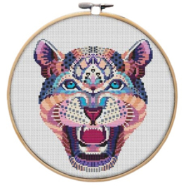 Borduurpakket Mandala Luipaard - 274 - Awesome Pattern Studio