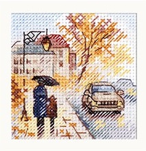 Autumn In The City. Wet Boulevard S0-218 - ALISA