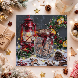 AMB148 KRALEN BORDUURPAKKET Cookies for Santa - Koekjes voor de Kerstman
