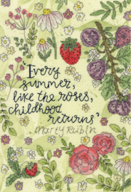 Borduurpakket Chloe's Chateau - Roses Of Summer - Bothy Threads