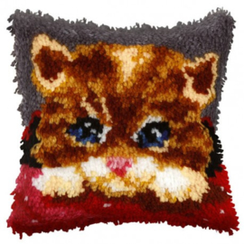 KNOOPKUSSEN KLEIN ORCHIDEA - KITTEN 25 x 25 cm