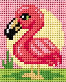 9790 - MY FIRST EMBROIDERY - ORCHIDEA - FLAMINGO