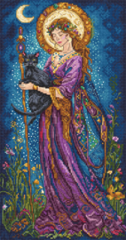BORDUURPATROON LETI L540 - Goddess of the Moon -  Maangodin (ALLEEN PATROON)