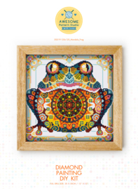 Diamond painting MANDALA Waterdier KIKKER