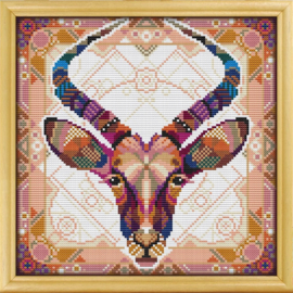 Borduurpakket Mandala Antilope - 277-1 - Awesome Pattern Studio