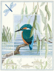 BORDUURPAKKET WILDLIFE - KINGFISHER - DWD