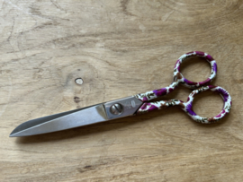 Optima handwerkschaar Bloemetjes Groen/Paars 15 cm (Premax) Italië