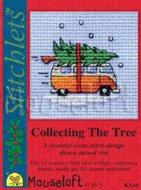 Borduurpakketje MOUSELOFT - Collecting the Tree
