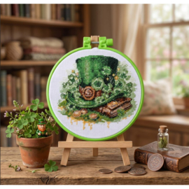 AHM-104 Borduurpakket ABRIS ART - Leprechaun's Hat - Kabouterhoed
