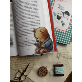 ANZ-74 - Bookmark - TeddyBear - Boekenlegger Teddybeer - Andriana