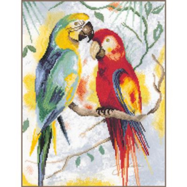 Animals -  Parrot Talk - weefstof - PN-216141